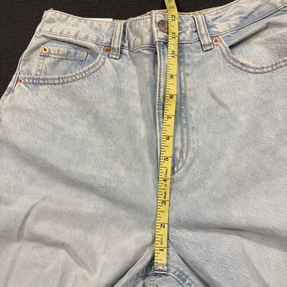 New Garage Denim urbain a Jambe Large street wide Leg Size 07/28 - Picture 3 of 6